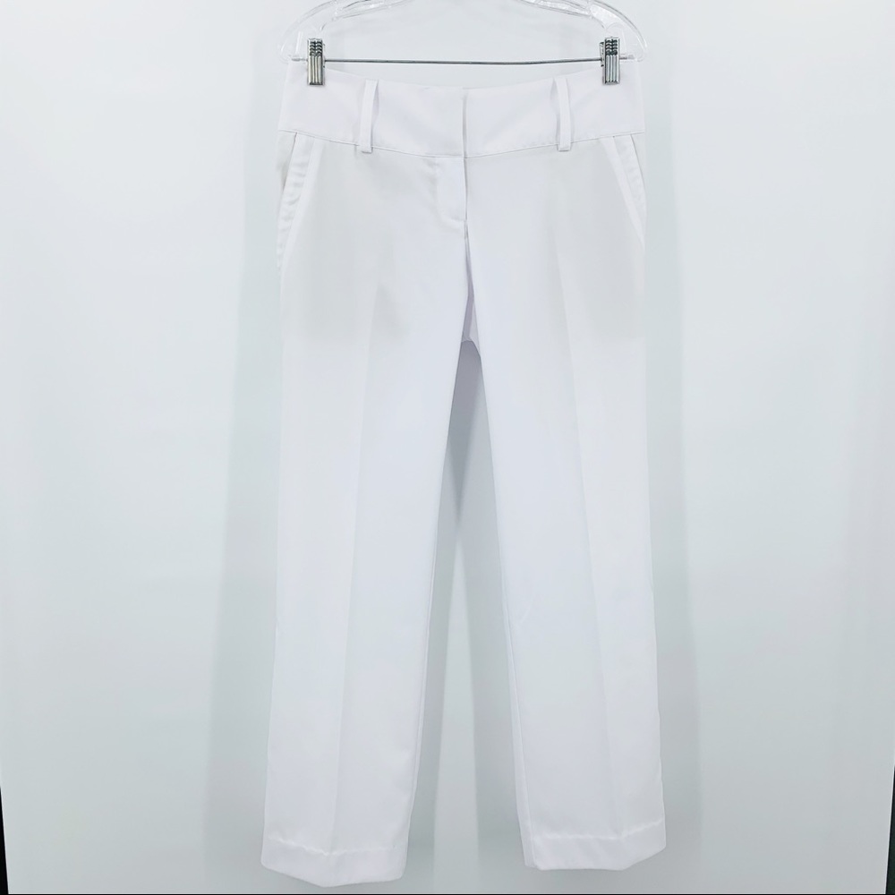 Adidas Climalite Straight Leg White Golf Pants
